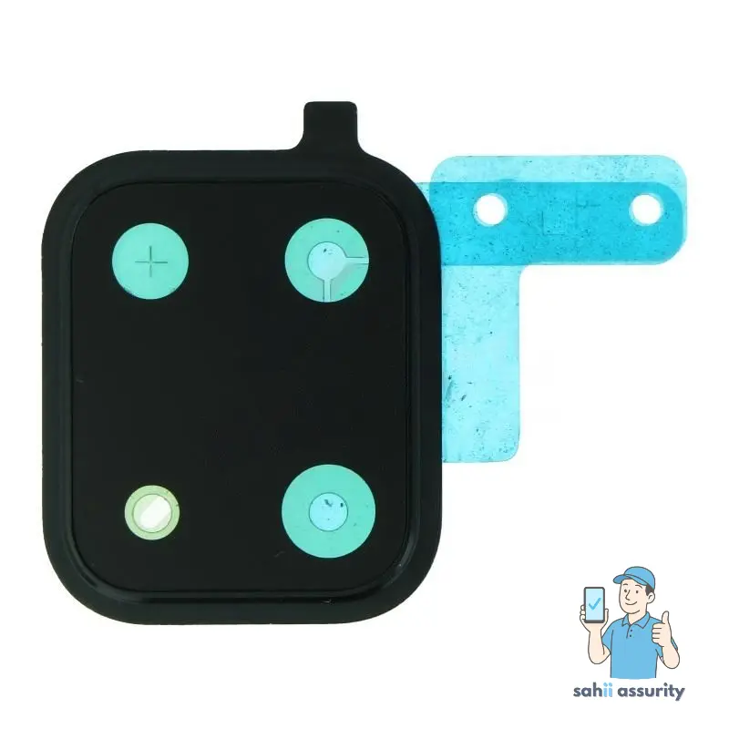 Camera Lens Glass with Frame for Samsung Galaxy Note 10 Lite Black thumbnail